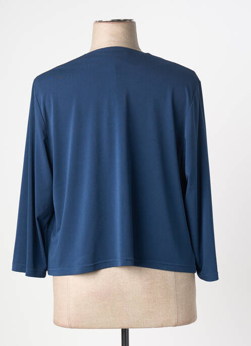 Gilet manches longues bleu GREGORY PAT femme