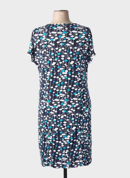 Robe mi-longue bleu GUY DUBOUIS femme