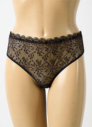 Culotte effet matière satinée noir SIMONE PERELE femme