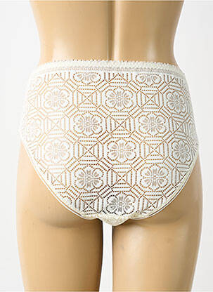Shorty effet matière satinée blanc SIMONE PERELE femme