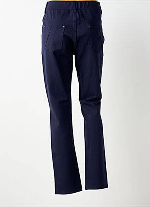 Pantalon droit stretch taille normale bleu TELMAIL femme