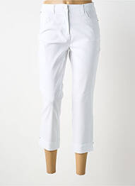 Pantalon 7/8 stretch taille normale blanc DIANE LAURY femme