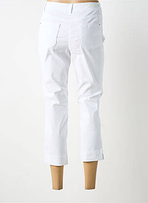 Pantalon 7/8 stretch taille normale blanc DIANE LAURY femme