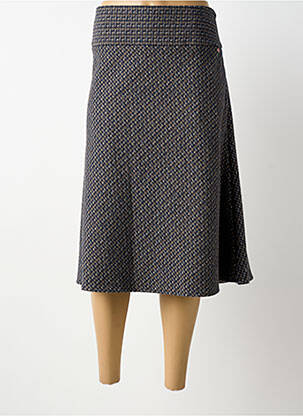 Jupe mi-longue stretch noir TONI femme