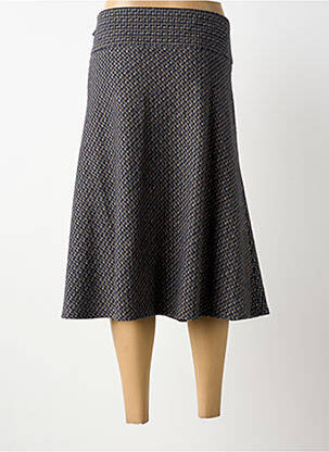 Jupe mi-longue stretch noir TONI femme
