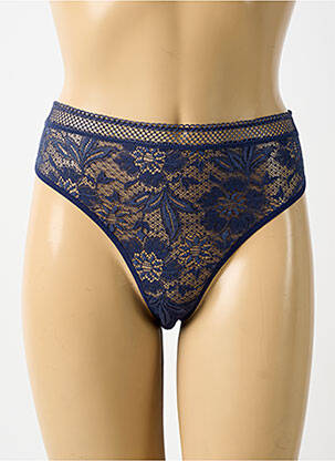 Culotte tissage dentelle bleu SIMONE PERELE femme