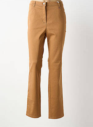 Pantalon droit marron TONI DRESS femme
