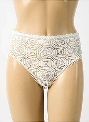 Shorty effet matière satinée blanc SIMONE PERELE femme