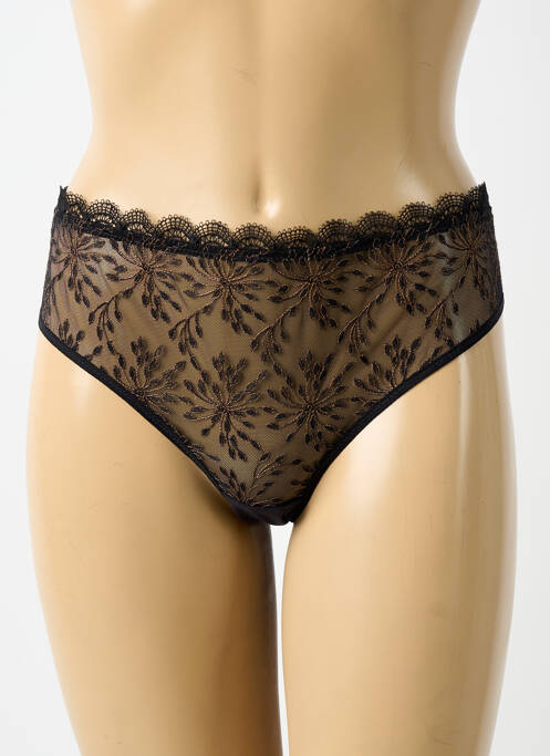 Culotte effet matière satinée noir SIMONE PERELE femme