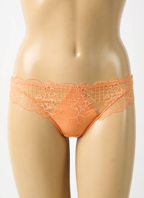 Culotte tissage satiné orange SIMONE PERELE femme