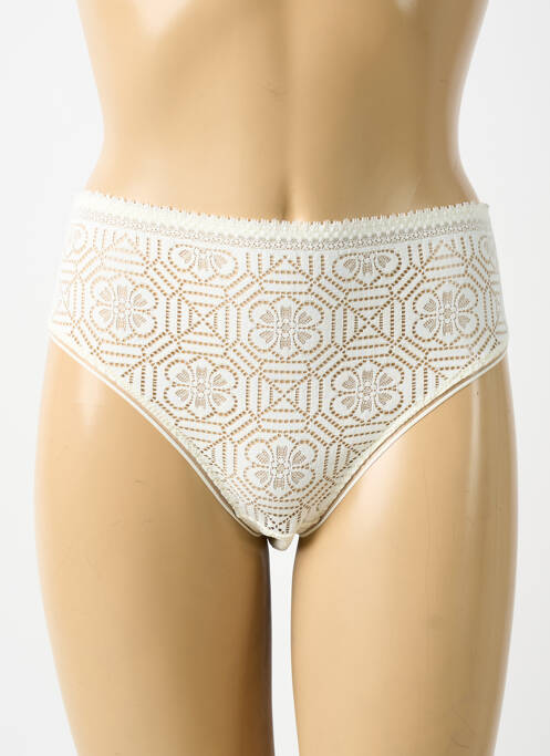 Shorty effet matière satinée blanc SIMONE PERELE femme