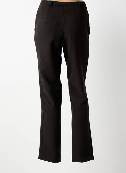 Pantalon droit stretch taille normale noir GUY DUBOUIS femme