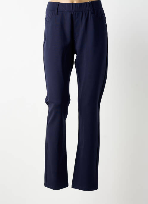 Pantalon droit stretch taille normale bleu TELMAIL femme