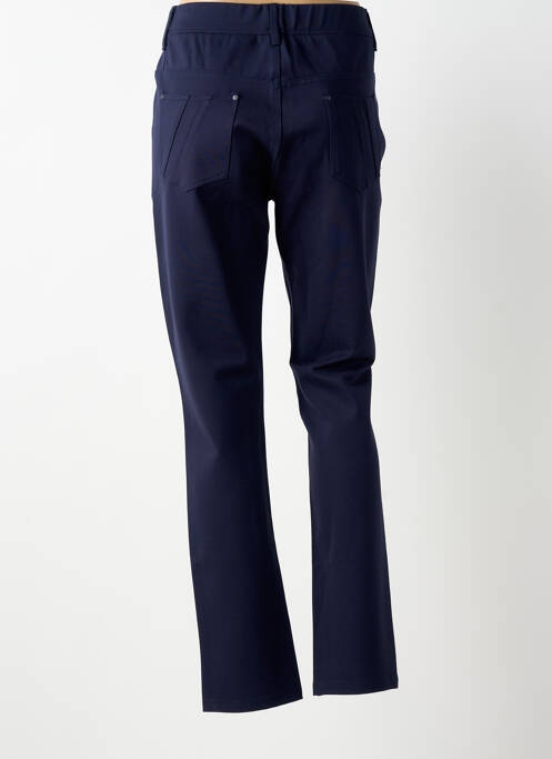 Pantalon droit stretch taille normale bleu TELMAIL femme