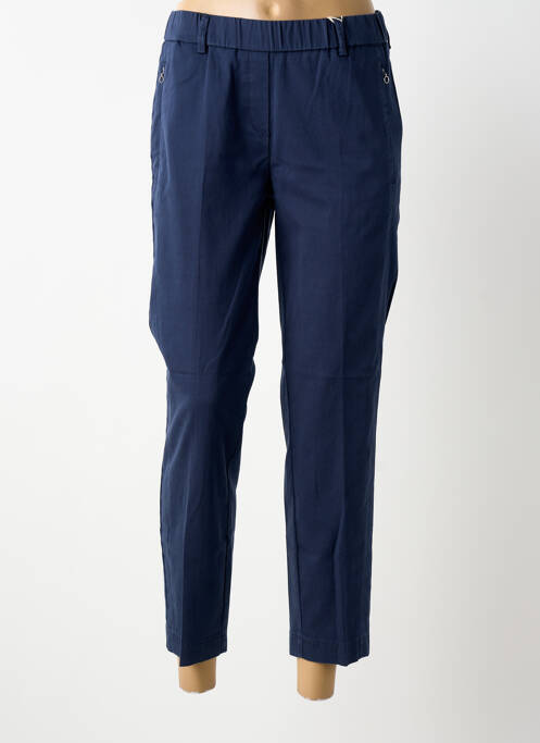 Pantalon 7/8 stretch taille normale bleu TONI femme