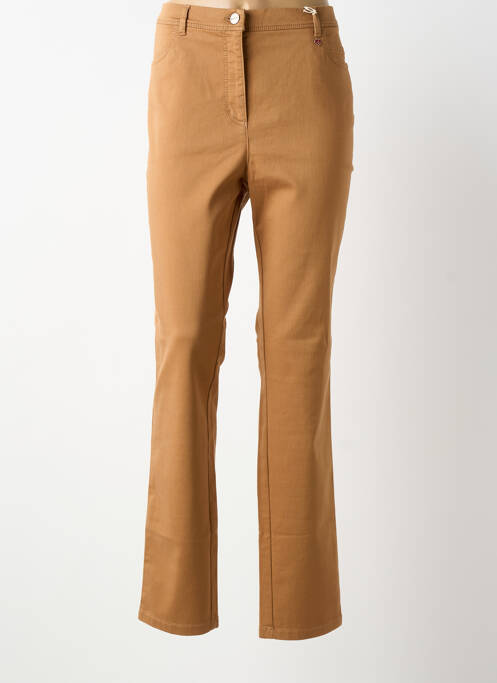 Pantalon droit marron TONI DRESS femme