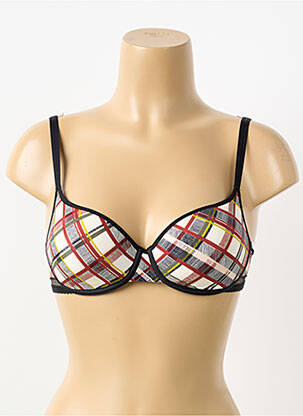 Soutien-gorge effet matière satinée haut soutien-gorge moulé noir PASSIONATA femme