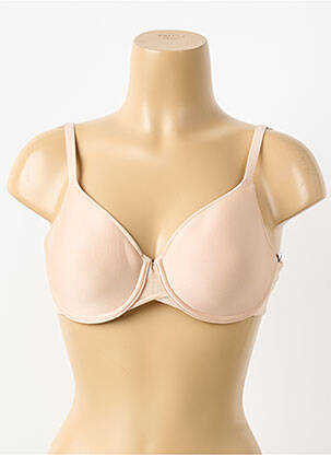 Soutien-gorge effet matière satinée haut soutien-gorge emboitant chair CHANTELLE femme