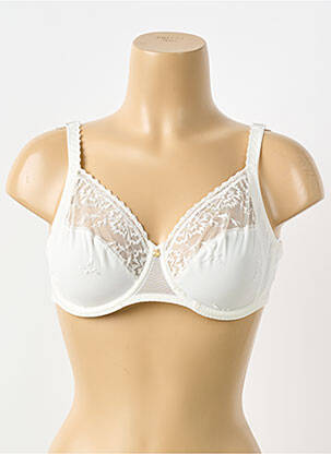 Soutien-gorge effet matière satinée haut soutien-gorge emboitant blanc CHANTELLE femme