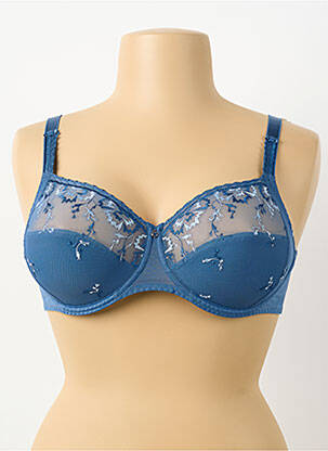 Soutien-gorge bretelle multi position haut soutien-gorge emboitant bleu CHANTELLE femme