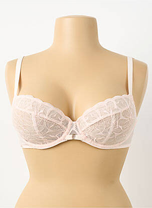 Soutien-gorge légère et transparente haut soutien-gorge emboitant rose CHANTELLE femme