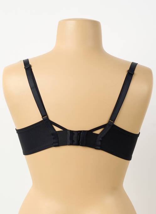 Soutien-gorge effet matière satinée haut soutien-gorge balconnet noir CHANTELLE femme