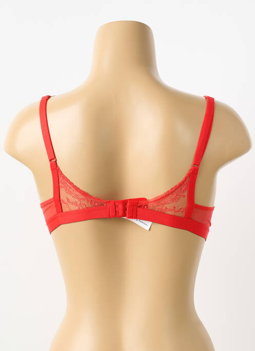Soutien-gorge effet matière satinée haut soutien-gorge push-up orange PASSIONATA femme