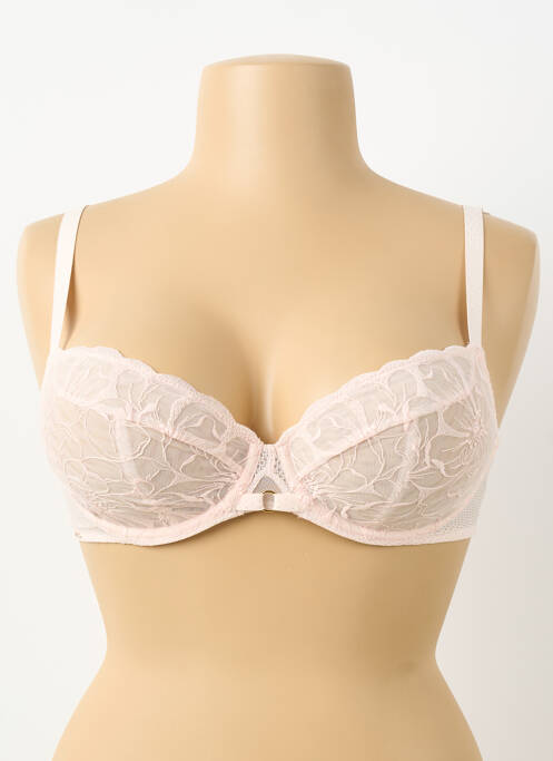 Soutien-gorge légère et transparente haut soutien-gorge emboitant rose CHANTELLE femme