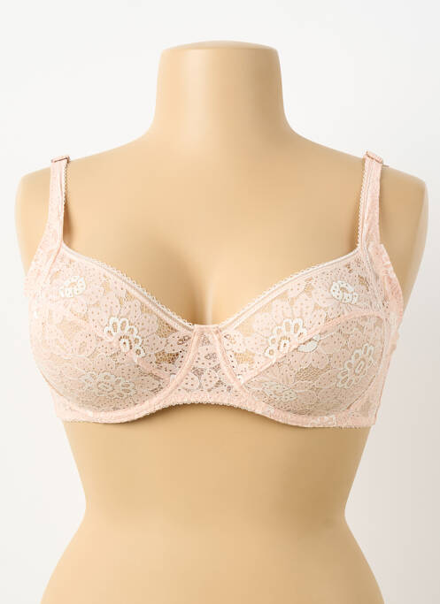 Soutien-gorge bretelle multi position haut soutien-gorge emboitant rose SIMONE PERELE femme