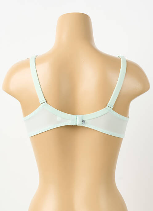 Soutien-gorge effet matière satinée haut soutien-gorge emboitant vert SIMONE PERELE femme