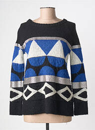 Pull col rond manches longues bleu ANNA RITA N femme