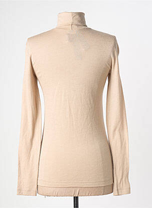 Sous-pull coupe cintrée manches longues beige DANAPISARRA femme