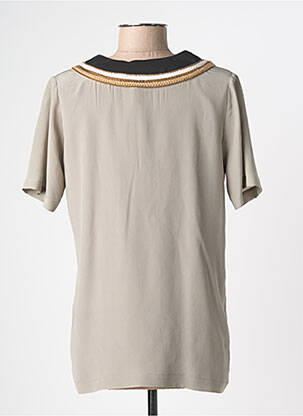 Top manches courtes manches courtes gris ELLA LUNA femme