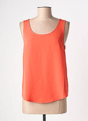 Top sans manche sans manche orange CHACOK femme