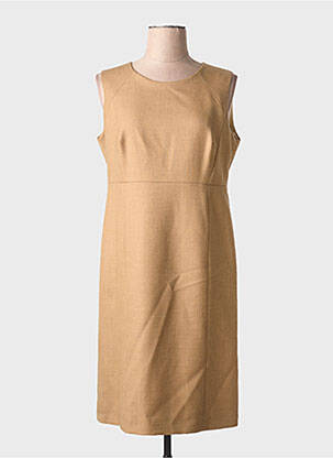 Robe mi-longue sans manche sans manche beige WEILL femme