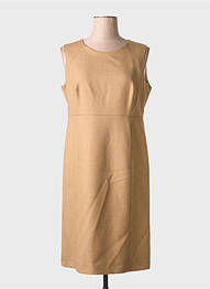 Robe mi-longue sans manche sans manche beige WEILL femme