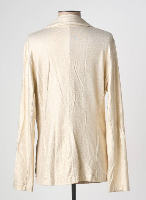 Blazer coupe cintrée or MAJESTIC FILATURES femme