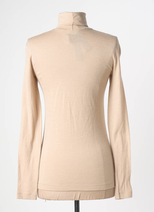 Sous-pull coupe cintrée manches longues beige DANAPISARRA femme