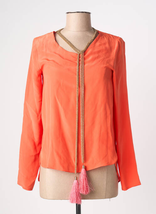 Blouse orange ELLA LUNA femme