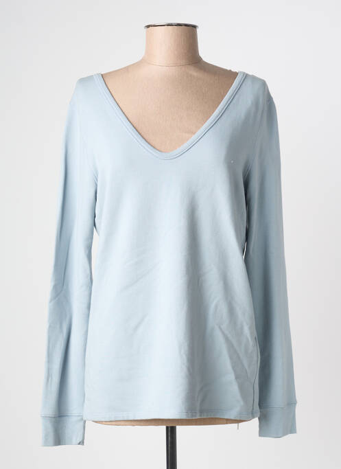 Top bleu MAJESTIC FILATURES femme