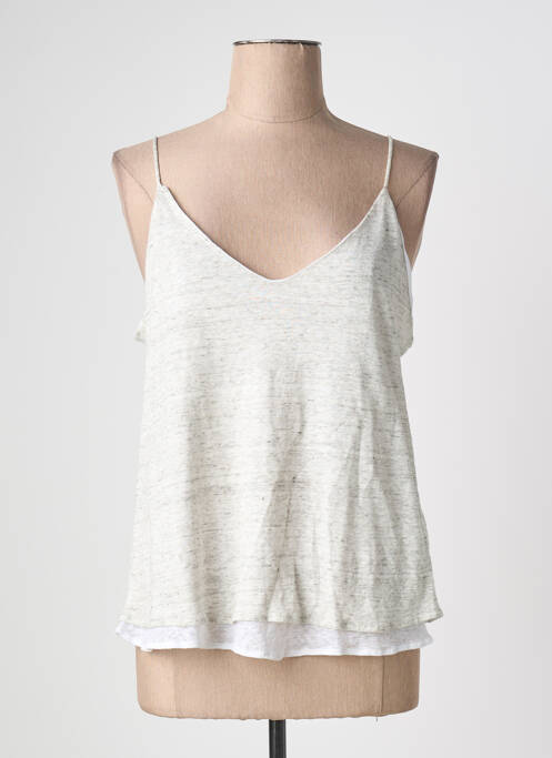 Top gris MAJESTIC FILATURES femme