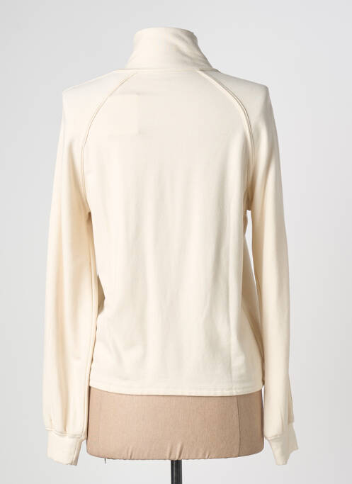 Veste casual beige MAJESTIC FILATURES femme