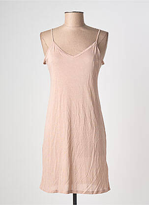 Jupon /fond de robe coupe cintrée marron MAJESTIC FILATURES femme