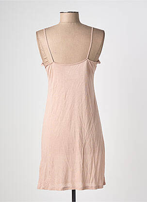 Jupon /fond de robe coupe cintrée marron MAJESTIC FILATURES femme