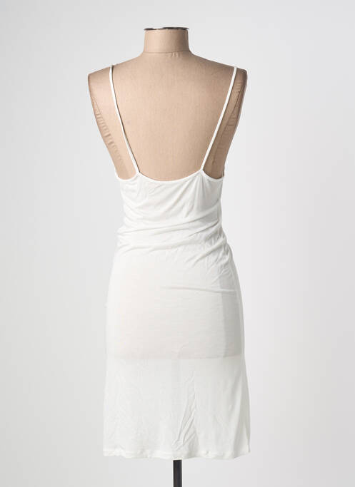 Jupon /fond de robe coupe cintrée blanc MAJESTIC FILATURES femme
