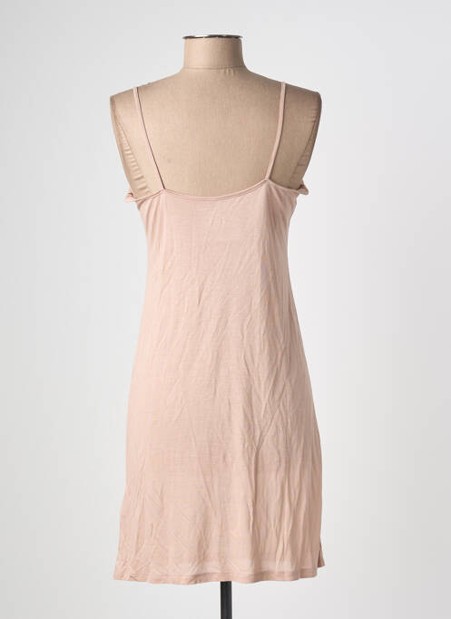 Jupon /fond de robe coupe cintrée marron MAJESTIC FILATURES femme