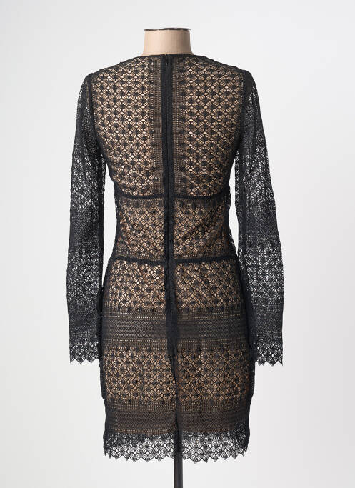 Robe courte fermeture zippée au dos manches longues noir VALERIE KHALFON femme