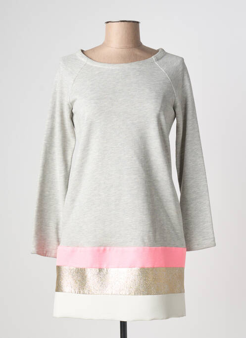 Robe courte gris ELLA LUNA femme