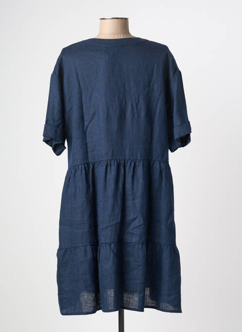 Robe mi-longue bleu ZYGA femme