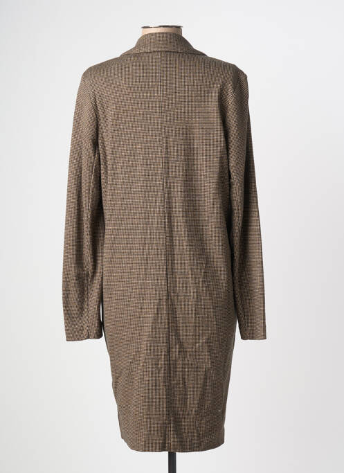 Veste casual marron MAJESTIC FILATURES femme